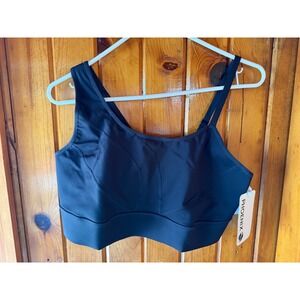 Phoenix  Malibu Bold Should Bra Sport Bra Black Asymmetrical Strap Size XL D-DDD